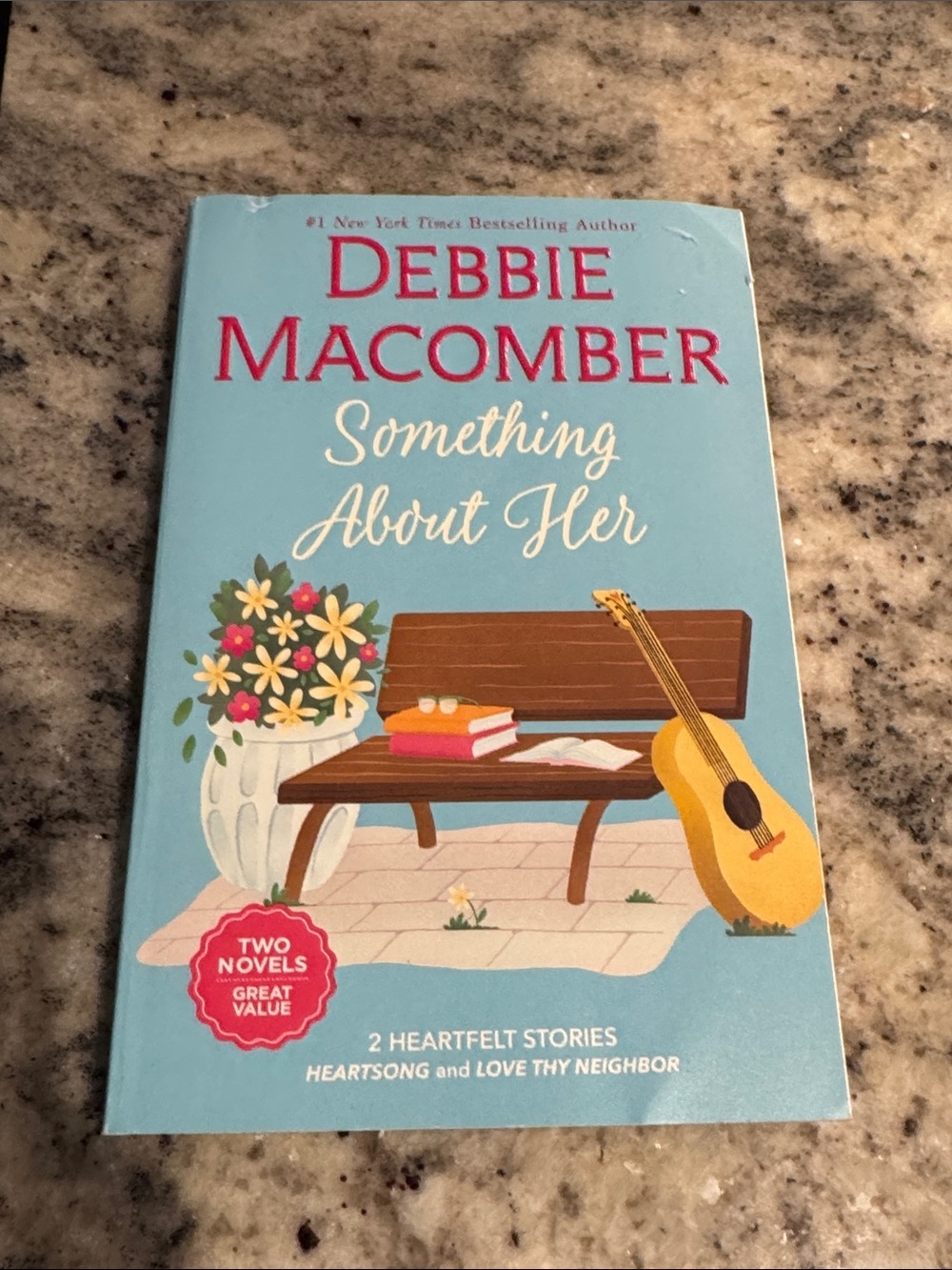 "Something About Her" Paperback Book - Blue